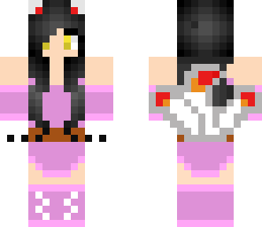girl with three flame tails