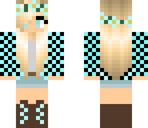 blue girl