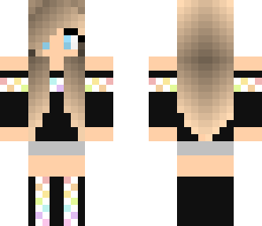 cute raibow girl