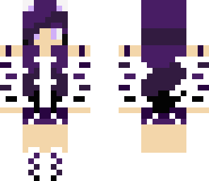 cute purple girl