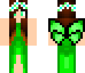 redo of my other green fairy skin