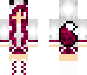 dark purple fox girl