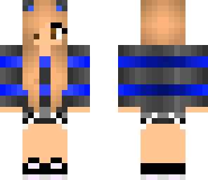 blue wolf girl