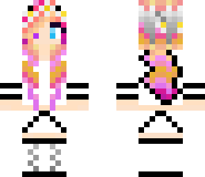 rainbow summer girl