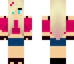blond ombre haired girl