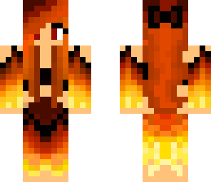girl with fire