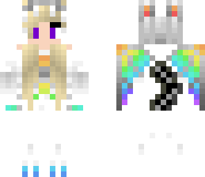 rainbow dragon cat girl edit 2