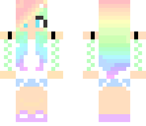 fixed light rainbow girl