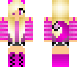 pink cat girl