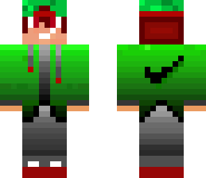 green nike kid