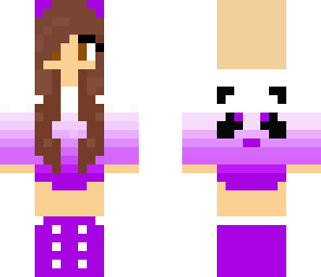 purple panda girl