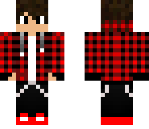 plaid hoodie teenager