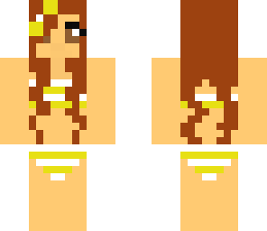 yellow bikini 