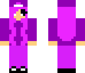 purple girl tomboy