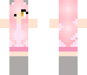 cute pink cat
