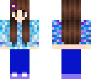 blue girl