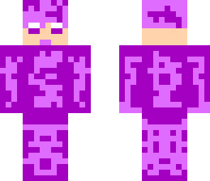 weird purple girl