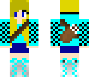 arrow girl blue