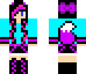 purple wolf girl