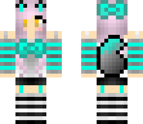 blue mangle girl