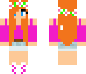 pink summer girl