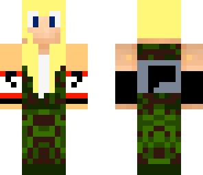 army girl with bazooka