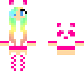 pink panda girl