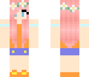 cute pastel flower crown girl