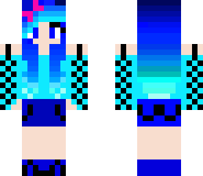 blue girl