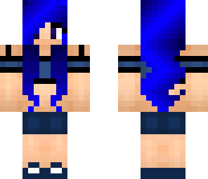 amazing blue girl