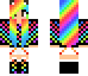 rainbow girl