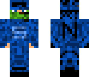 blue soldier