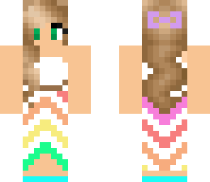 rainbow summer girl