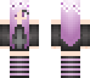 pastel goth purple and black