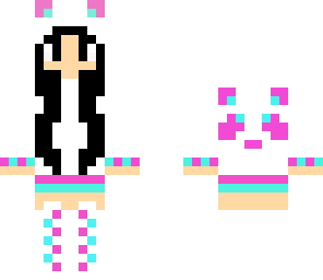 pink and light panda