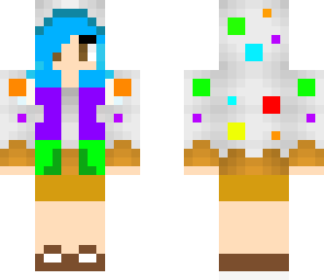 multicolored cupcake girl