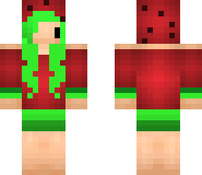 watermelon chibi girl