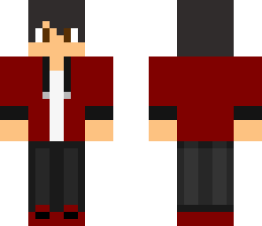 the black and red