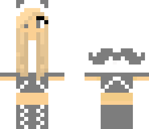 silver mustache