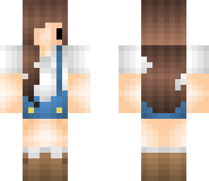 cute overalls chibi