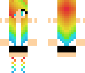 rainbow girl