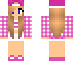 pink flannel girl