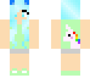 unicorn kitty skin