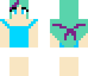 blue shirt hair girl