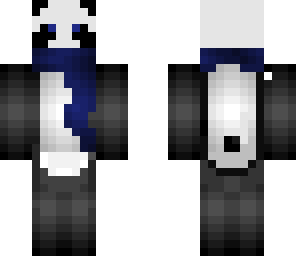 panda with scarf