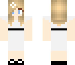 white dress