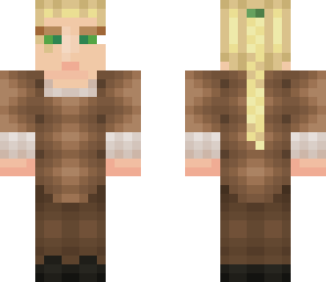 blonde elven boy with a luscious braid