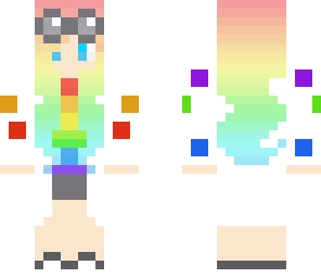 rainbow scientist girl version two 