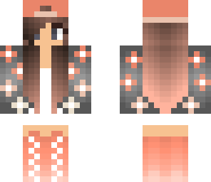brunette peach