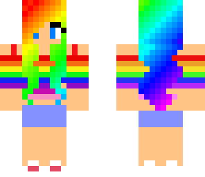 rainbow girl